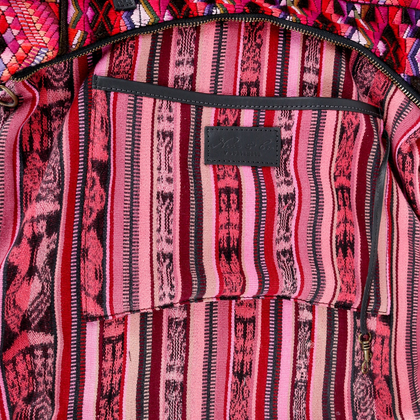 PENELOPE BAG - OOAK HUIPIL - BLACK - NO. 15902