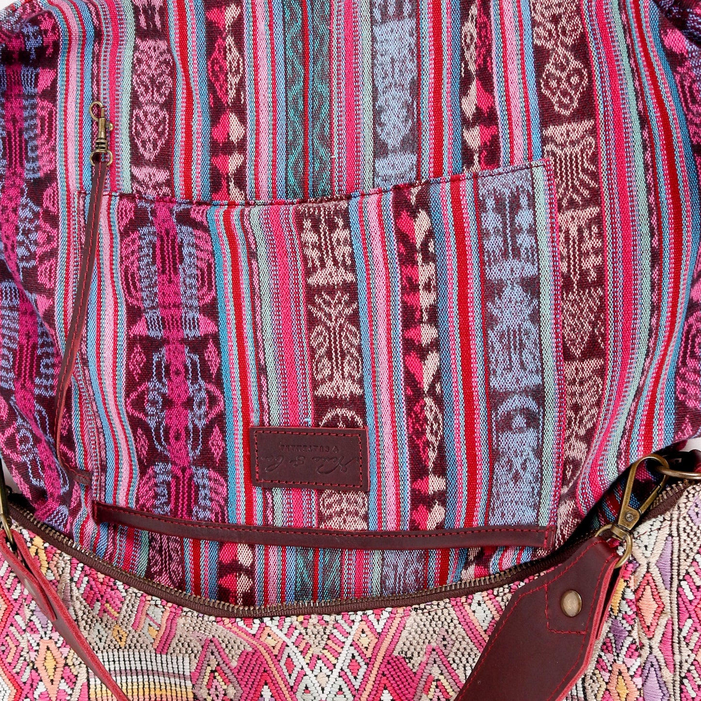 PENELOPE BAG - OOAK HUIPIL - VINO TINTO - NO. 15937