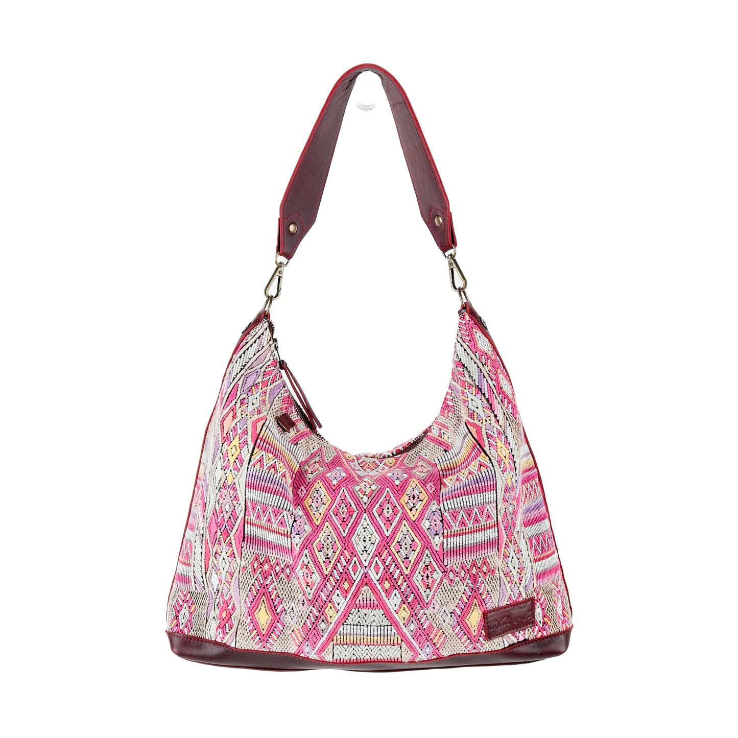 PENELOPE BAG - OOAK HUIPIL - VINO TINTO - NO. 15937