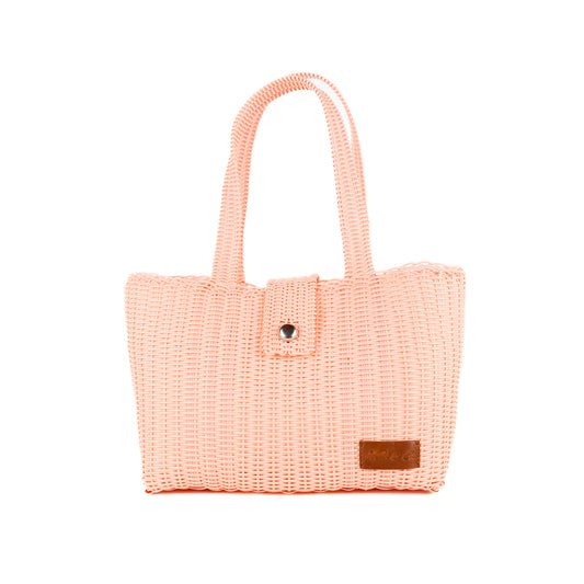 **CLOSEOUT** WOVEN UPCYCLED TOTE - MEDIUM - NO. 16093