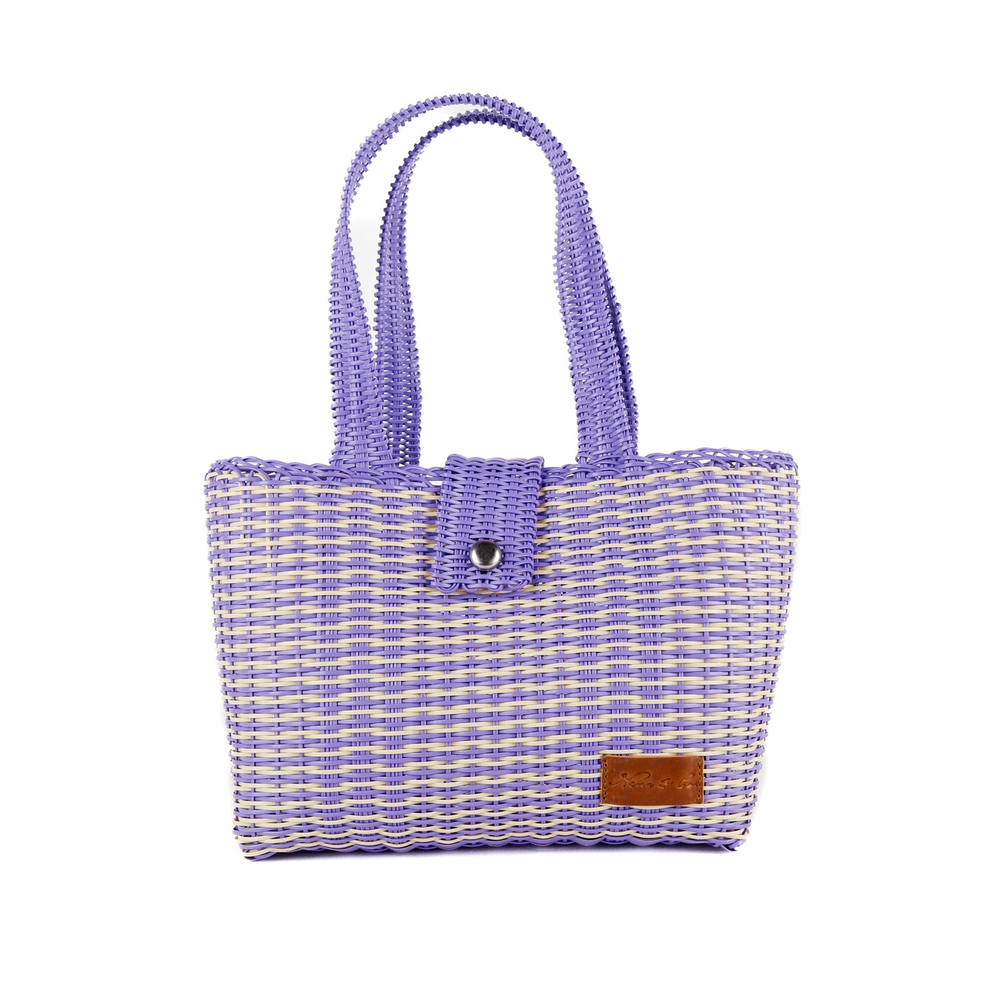 **CLOSEOUT** WOVEN UPCYCLED TOTE - MEDIUM - NO. 16098