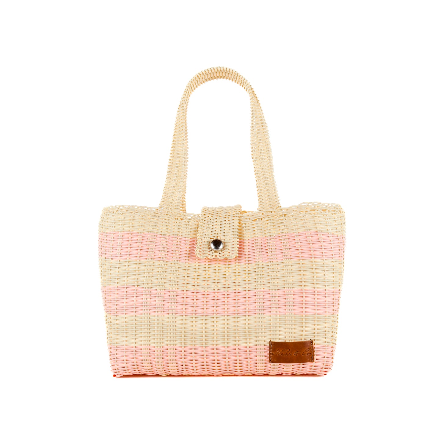 WOVEN UPCYCLED TOTE - MEDIUM - NO. 16099