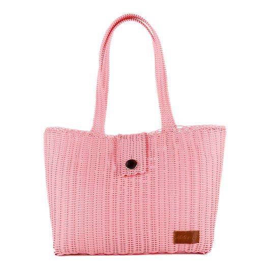 **CLOSEOUT** WOVEN UPCYCLED TOTE - LARGE - NO. 16110