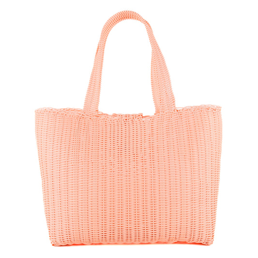 **CLOSEOUT** WOVEN UPCYCLED TOTE - LARGE - NO. 16112