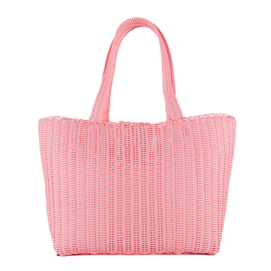 **CLOSEOUT** WOVEN UPCYCLED TOTE - LARGE - NO. 16115