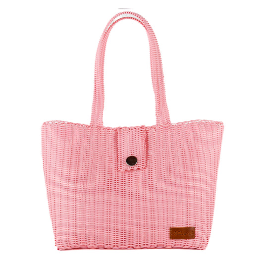 **CLOSEOUT** WOVEN UPCYCLED TOTE - LARGE - NO. 16115