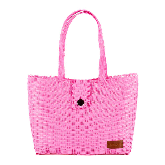 **CLOSEOUT** WOVEN UPCYCLED TOTE - LARGE - NO. 16117