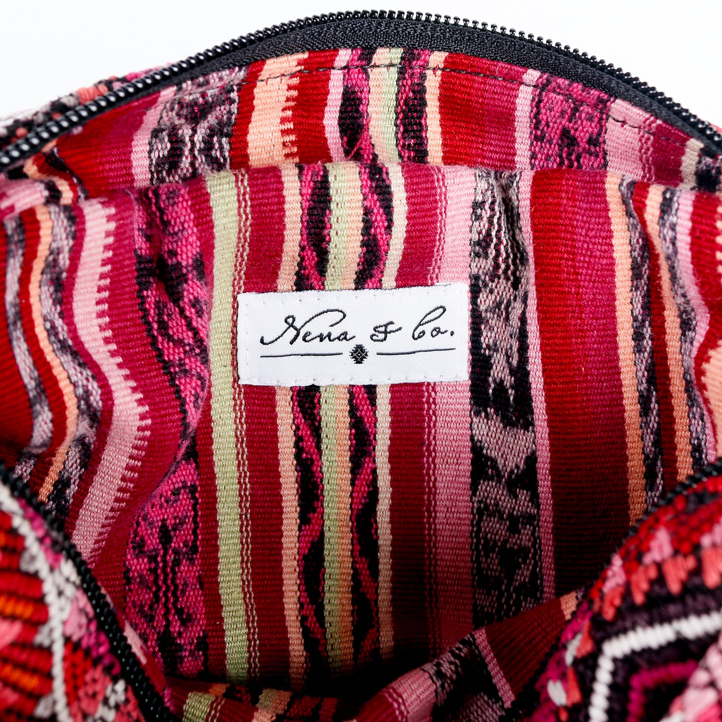 WANDER CROSSBODY BAG + STRAP SET - OOAK HUIPIL & CORTE - BLACK - NO. 16135