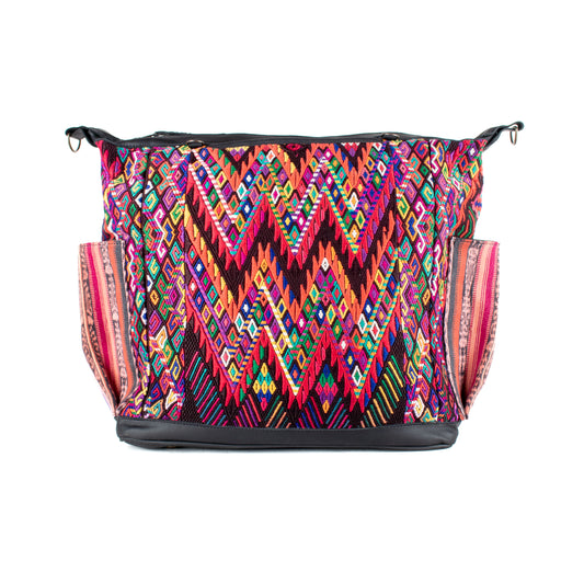 BEATRIZ CDB + DIAMANTE STRAP - OOAK HUIPIL - BLACK - NO. 16397