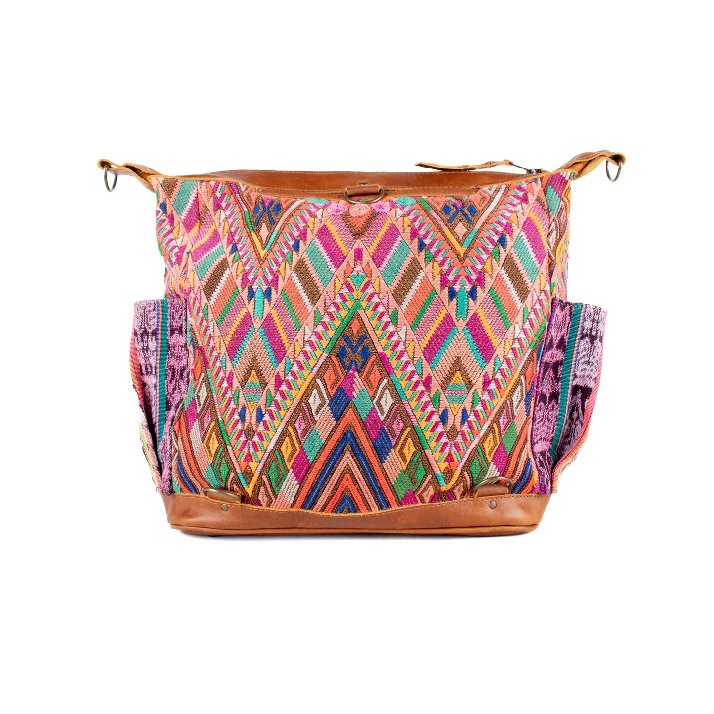 BEATRIZ MCDB + DIAMANTE STRAP - OOAK HUIPIL - CAFE -  NO. 16416