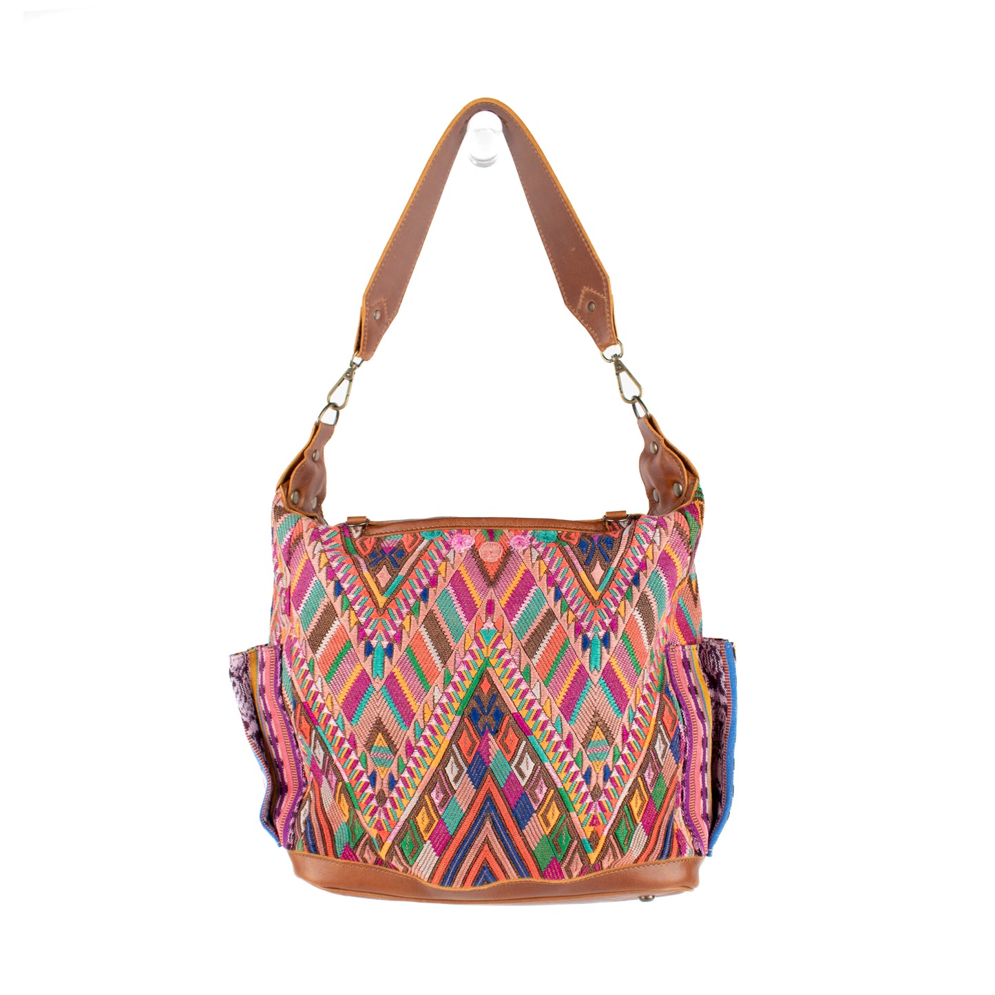 BEATRIZ MCDB + DIAMANTE STRAP - OOAK HUIPIL - CAFE -  NO. 16416