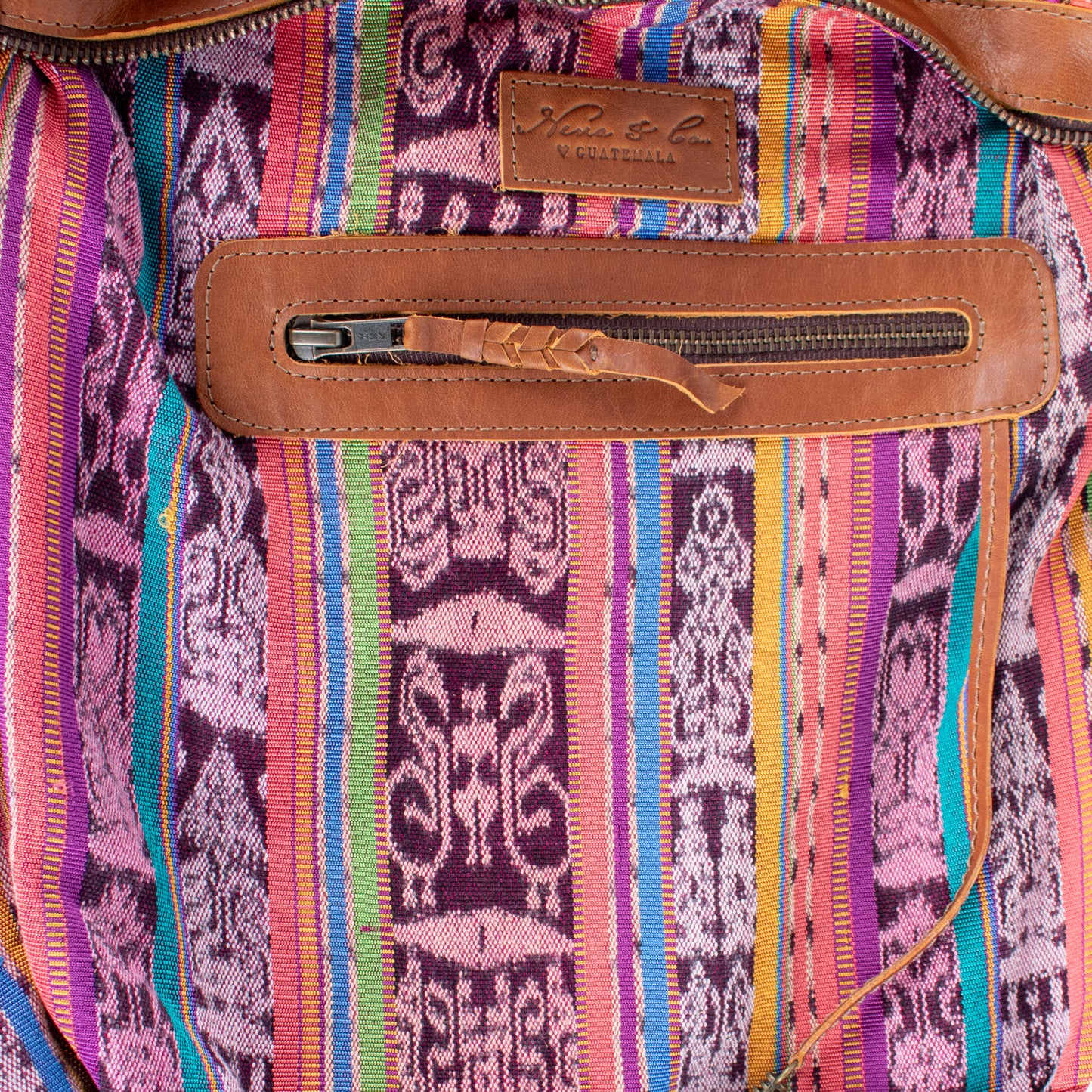 BEATRIZ MCDB + DIAMANTE STRAP - OOAK HUIPIL - CAFE -  NO. 16416