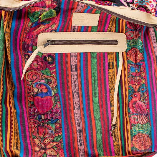 BEATRIZ CDB + DIAMANTE STRAP - OOAK HUIPIL - BUTTER - NO. 16458