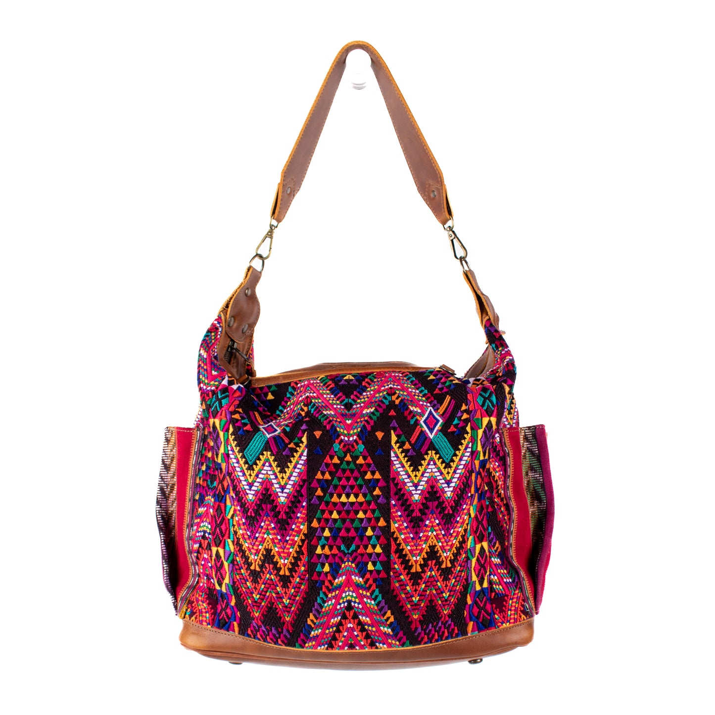 BEATRIZ CDB + DIAMANTE STRAP - OOAK HUIPIL - CAFE - NO. 16461