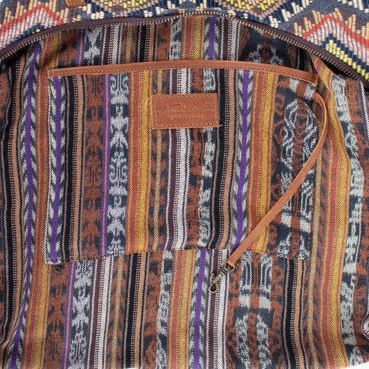 PENELOPE BAG - OOAK HUIPIL - CAFE - NO. 16516