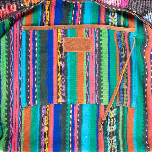 PENELOPE BAG - OOAK HUIPIL - CAFE - NO. 16526