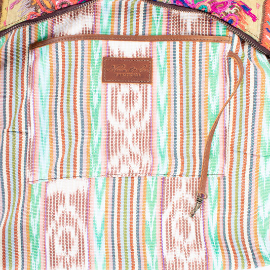 PENELOPE BAG - OOAK HUIPIL - CAFE - NO. 16527