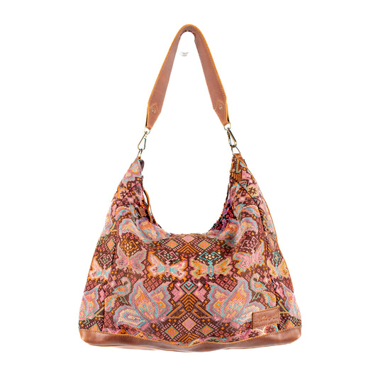 PENELOPE BAG - OOAK HUIPIL - CAFE - NO. 16528
