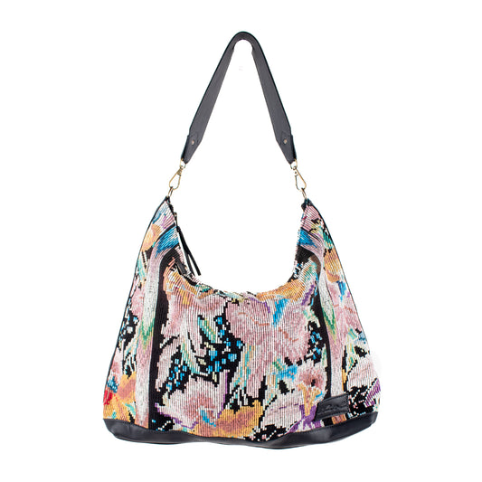 PENELOPE BAG - OOAK HUIPIL - BLACK - NO. 16543