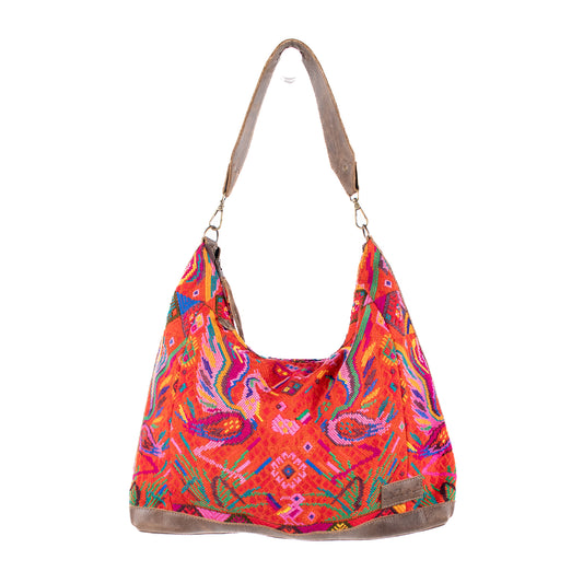 PENELOPE BAG - OOAK HUIPIL - FOSSIL - NO. 16547
