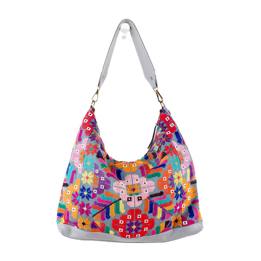 PENELOPE BAG - OOAK HUIPIL - PLATINUM - NO. 16552