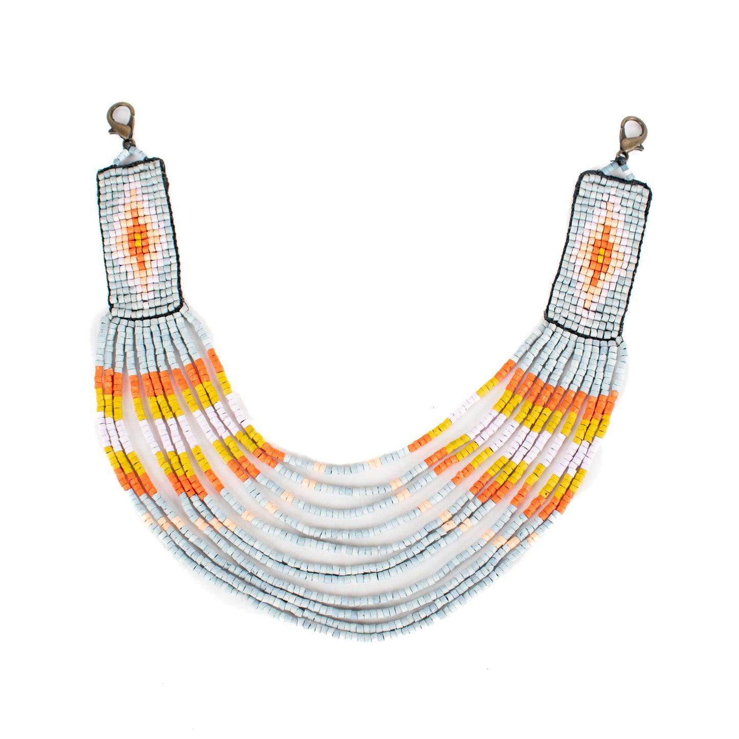 IXCHEL BEADED BAG NECKLACE - NO. 16575