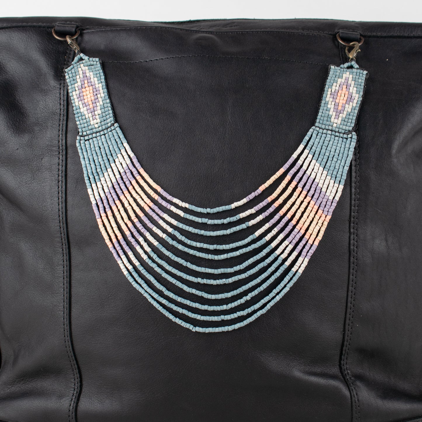 IXCHEL BEADED BAG NECKLACE - NO. 16582