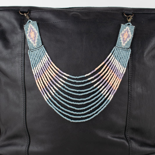 IXCHEL BEADED BAG NECKLACE - NO. 16582
