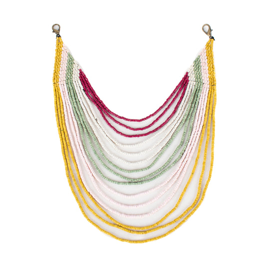 MILAGROS BEADED BAG NECKLACE - NO. 16590