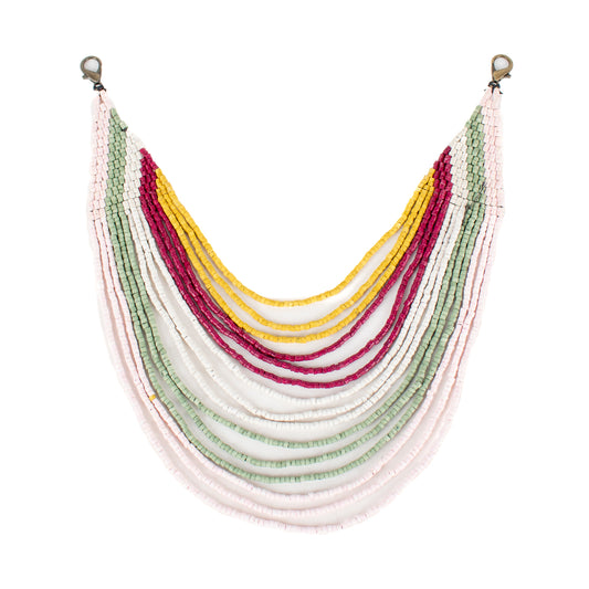 MILAGROS BEADED BAG NECKLACE - NO. 16593