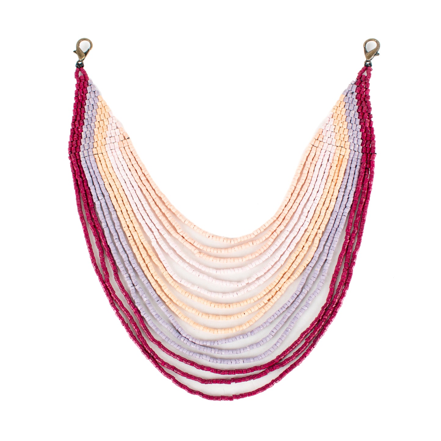 MILAGROS BEADED BAG NECKLACE - NO. 16597