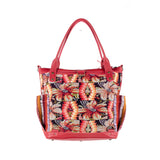 THE MEDIUM PERFECT BAG - OOAK HUIPIL - CHILI PEPPER - NO. 16642