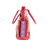 THE MEDIUM PERFECT BAG - OOAK HUIPIL - CHILI PEPPER - NO. 16642