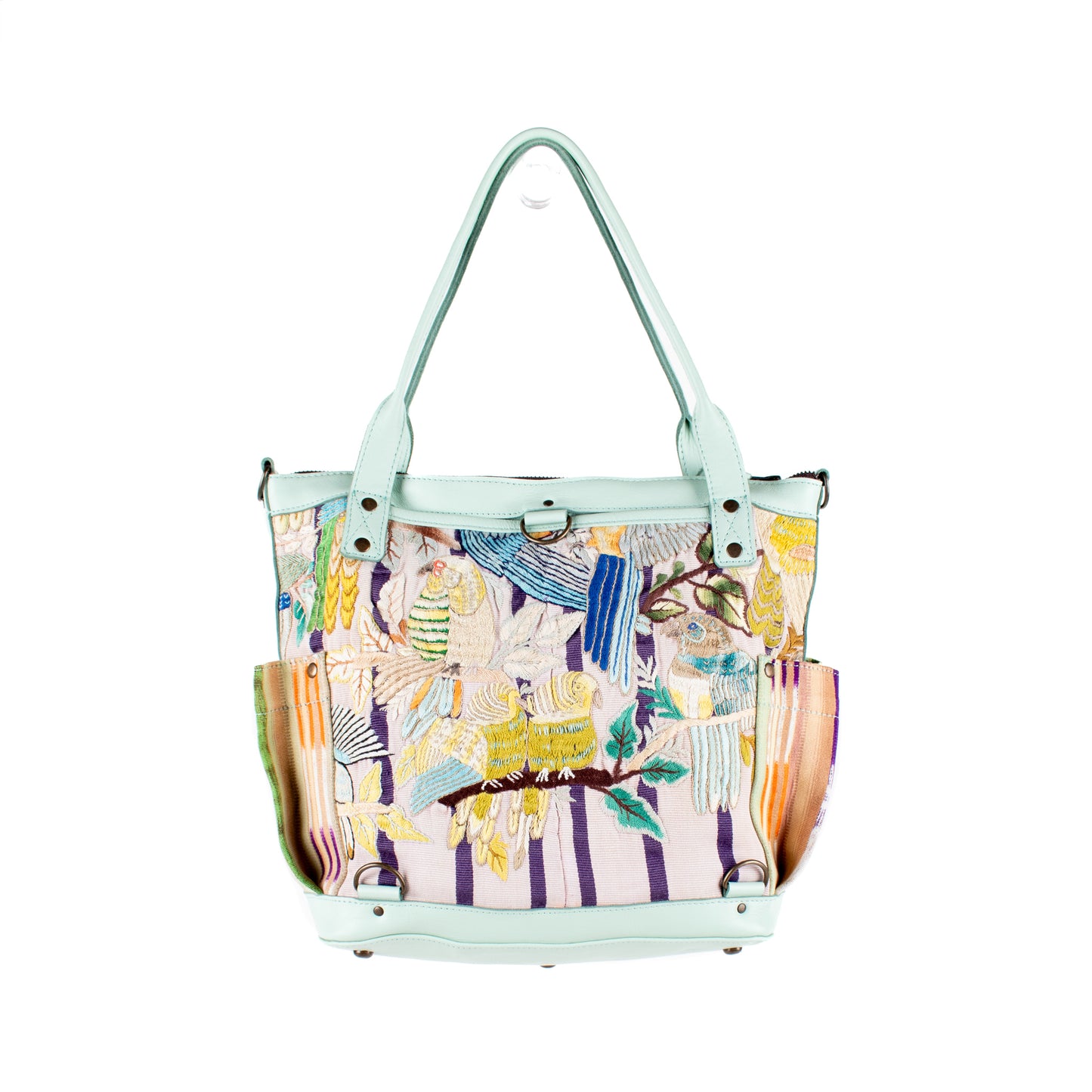 THE MEDIUM PERFECT BAG - OOAK HUIPIL - LUCITE - NO. 16643