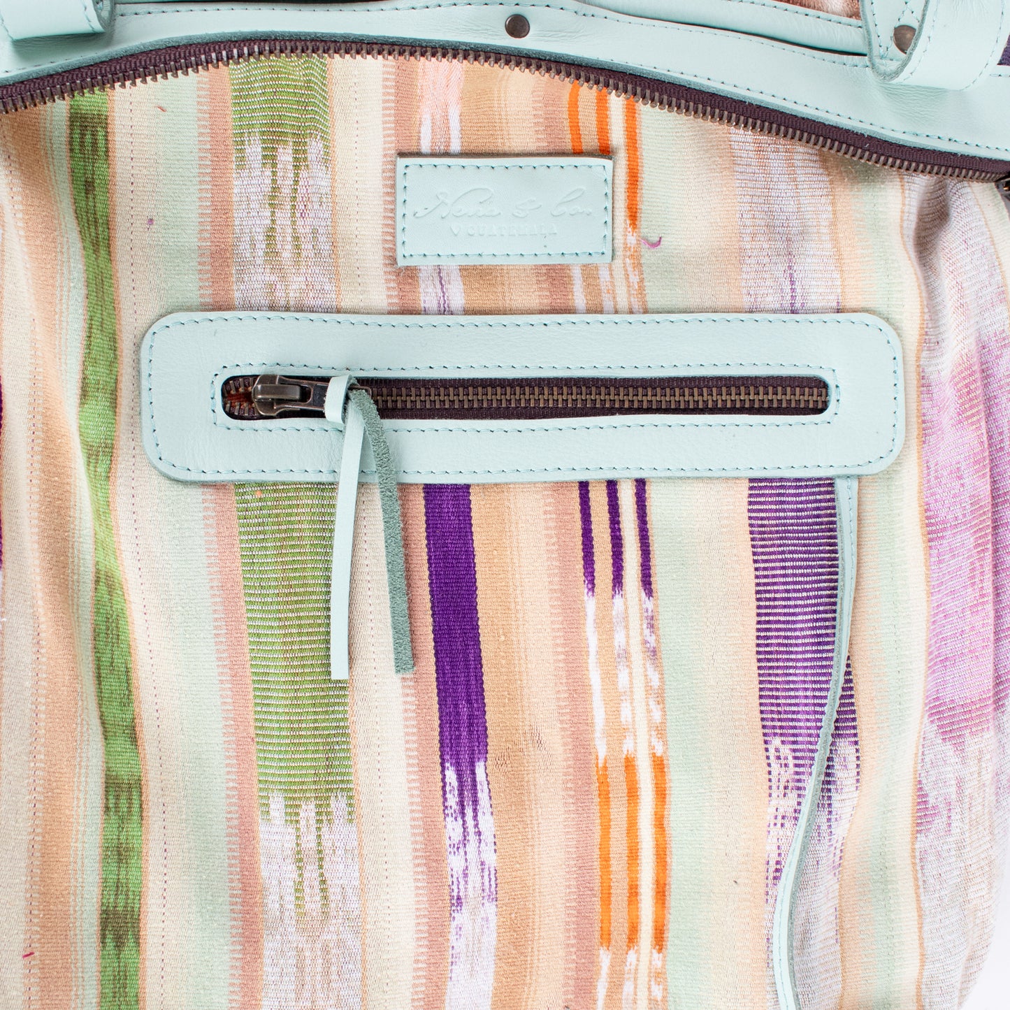 THE MEDIUM PERFECT BAG - OOAK HUIPIL - LUCITE - NO. 16643