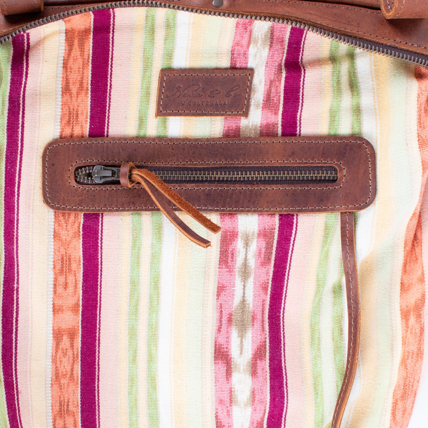 THE MEDIUM PERFECT BAG - OOAK HUIPIL - TERRACOTA - NO. 16646