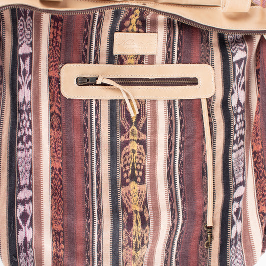 THE PERFECT BAG - OOAK HUIPIL - LATTE - NO. 16647