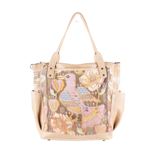 THE PERFECT BAG - OOAK HUIPIL - LATTE - NO. 16647
