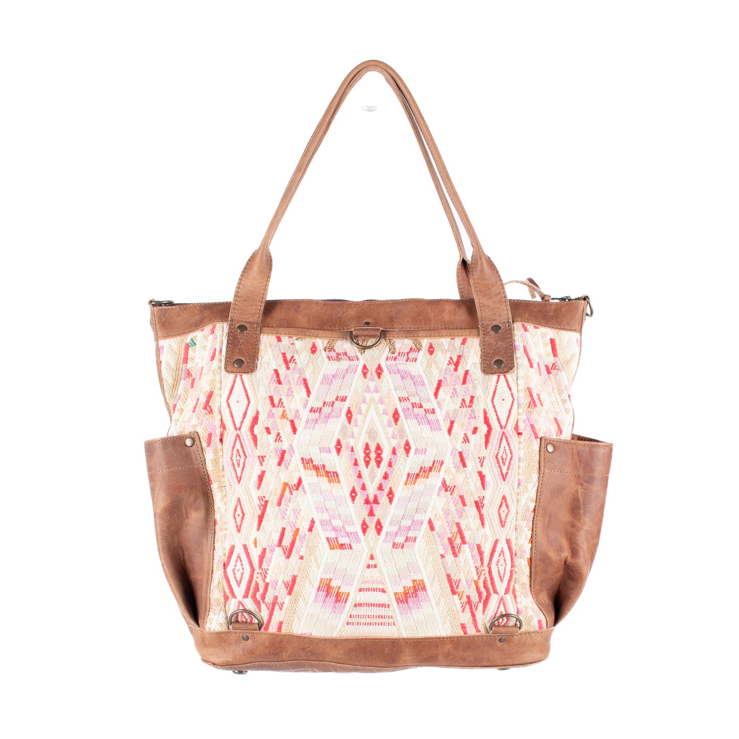 THE PERFECT BAG - OOAK HUIPIL - FAWN - NO. 16649