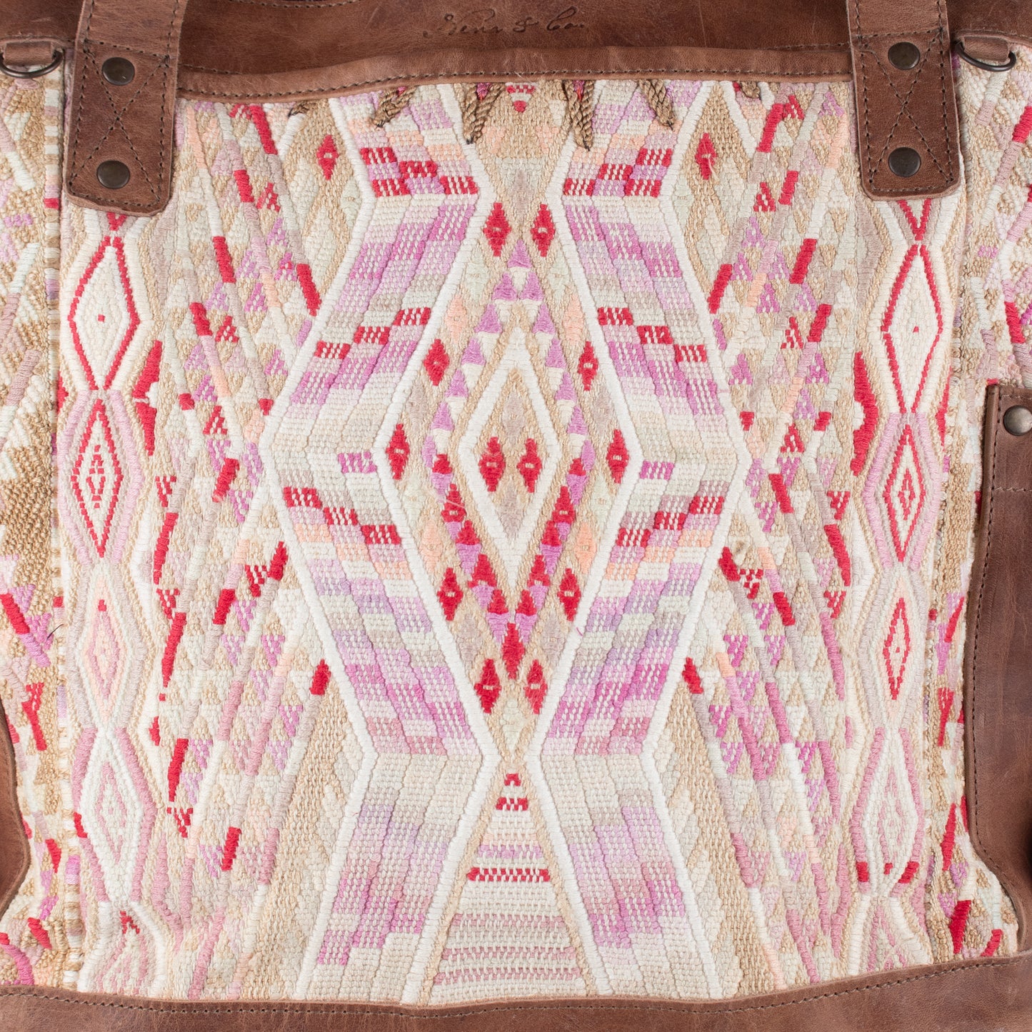 THE PERFECT BAG - OOAK HUIPIL - FAWN - NO. 16649