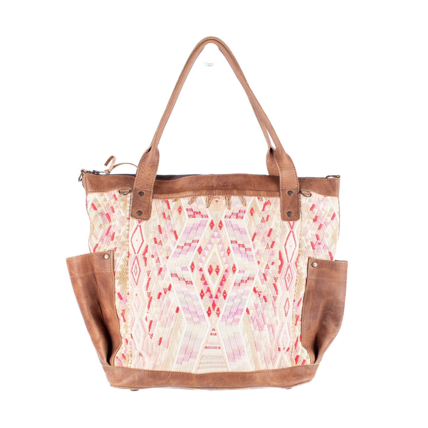 THE PERFECT BAG - OOAK HUIPIL - FAWN - NO. 16649