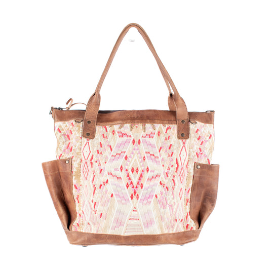 THE PERFECT BAG - OOAK HUIPIL - FAWN - NO. 16649