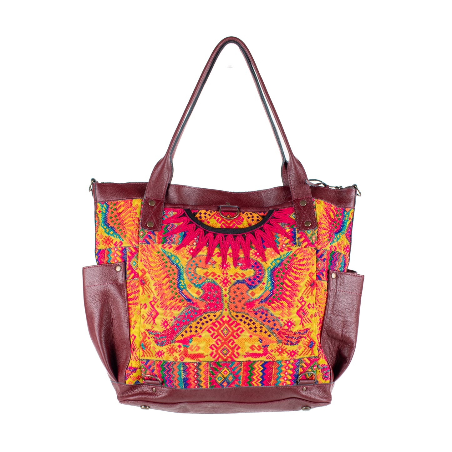 THE PERFECT BAG - OOAK HUIPIL - AMARANTH - NO. 16651