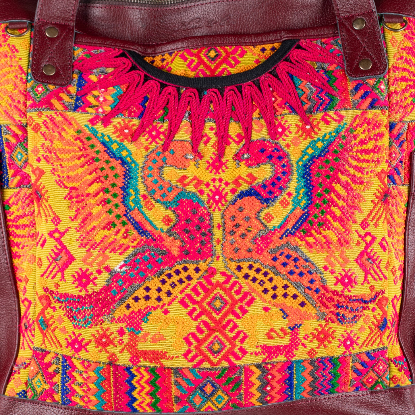 THE PERFECT BAG - OOAK HUIPIL - AMARANTH - NO. 16651
