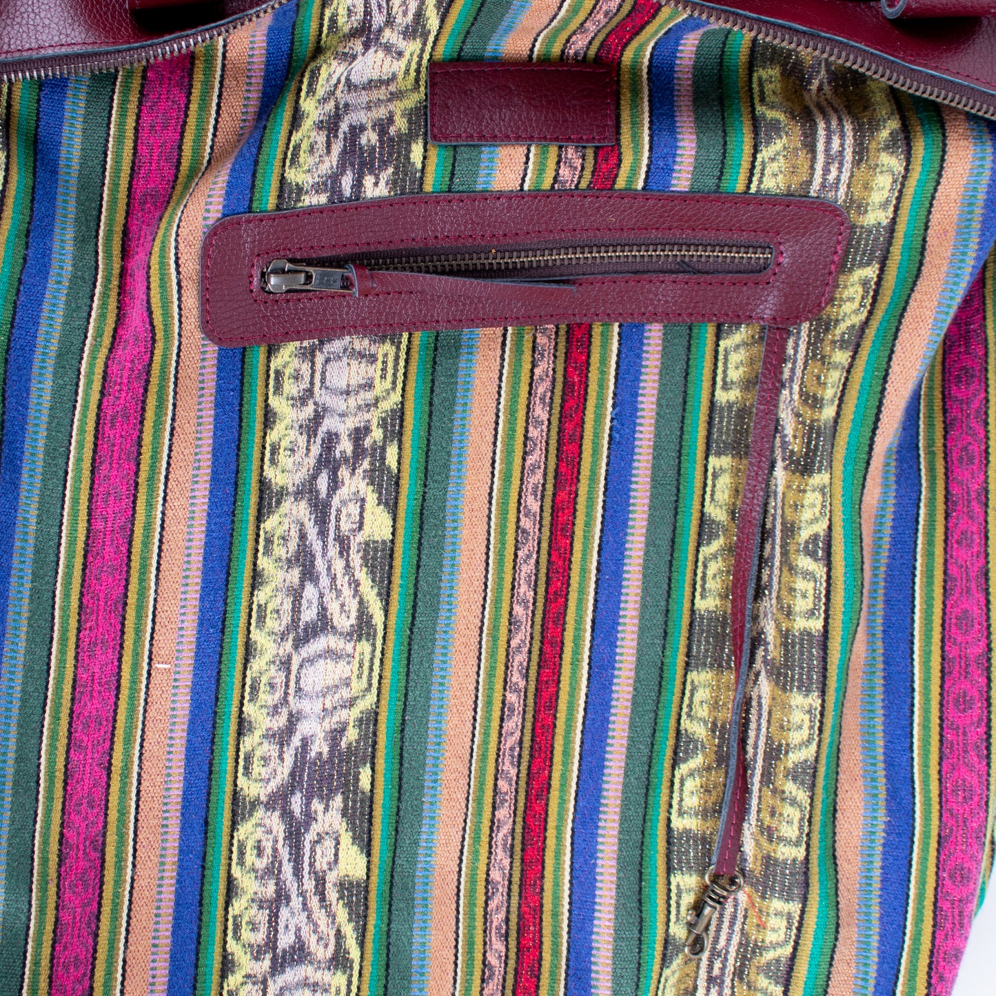 THE PERFECT BAG - OOAK HUIPIL - AMARANTH - NO. 16651