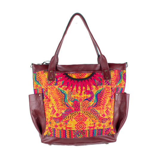 THE PERFECT BAG - OOAK HUIPIL - AMARANTH - NO. 16651