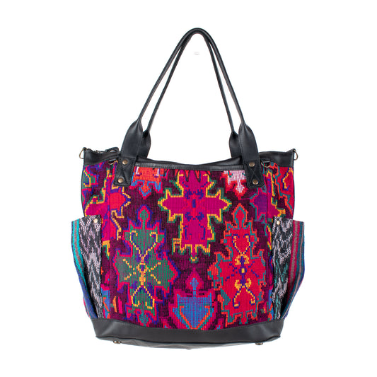 THE PERFECT BAG - OOAK HUIPIL - BLACK - NO. 16653