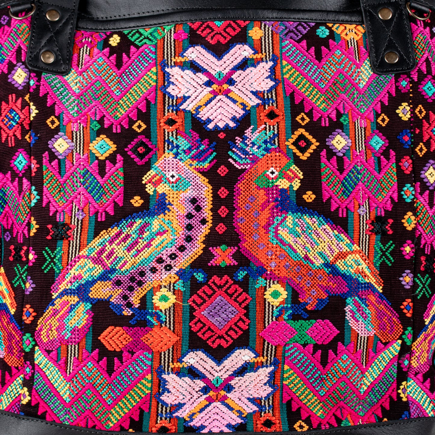 THE PERFECT BAG - OOAK HUIPIL - BLACK - NO. 16654