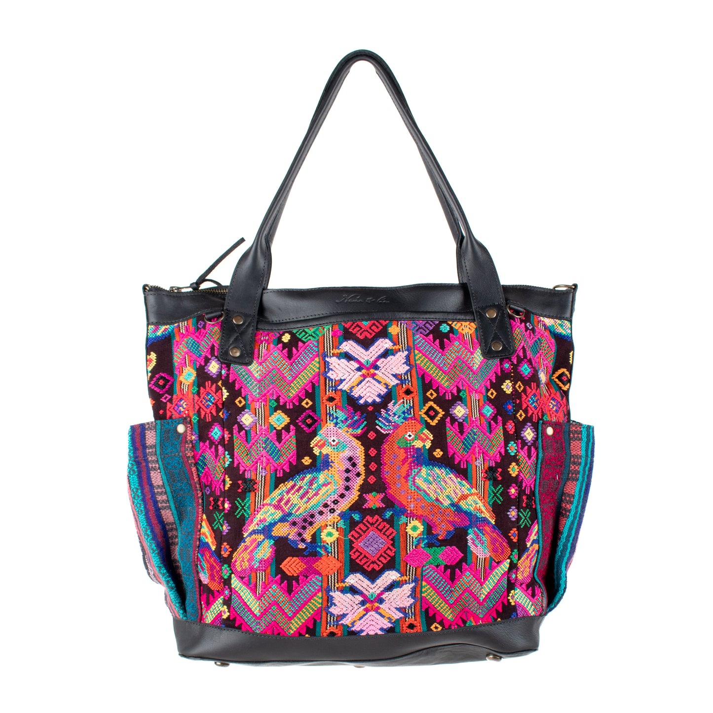 THE PERFECT BAG - OOAK HUIPIL - BLACK - NO. 16654