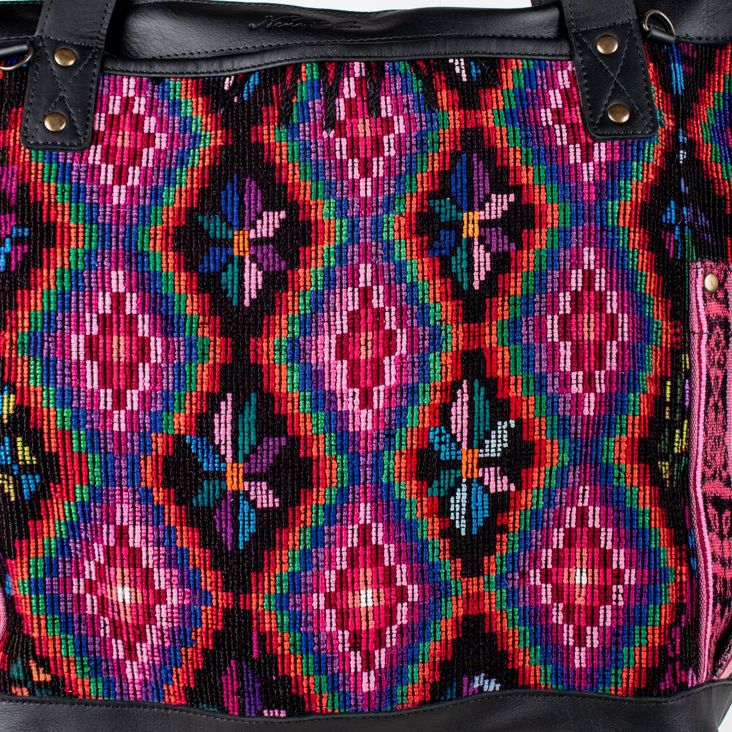 THE PERFECT BAG - OOAK HUIPIL - BLACK - NO. 16655